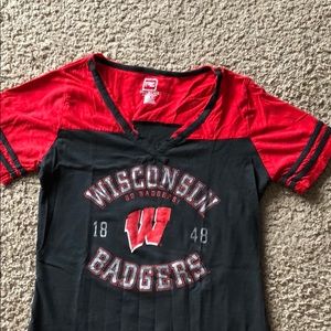 Wisconsin badgers graphic tee. Size medium.